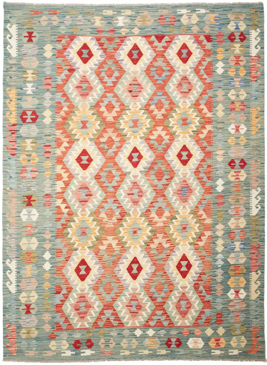 Afghanska mattan Kilim  Afghan 246x182 246x182, Persisk matta handvävd 