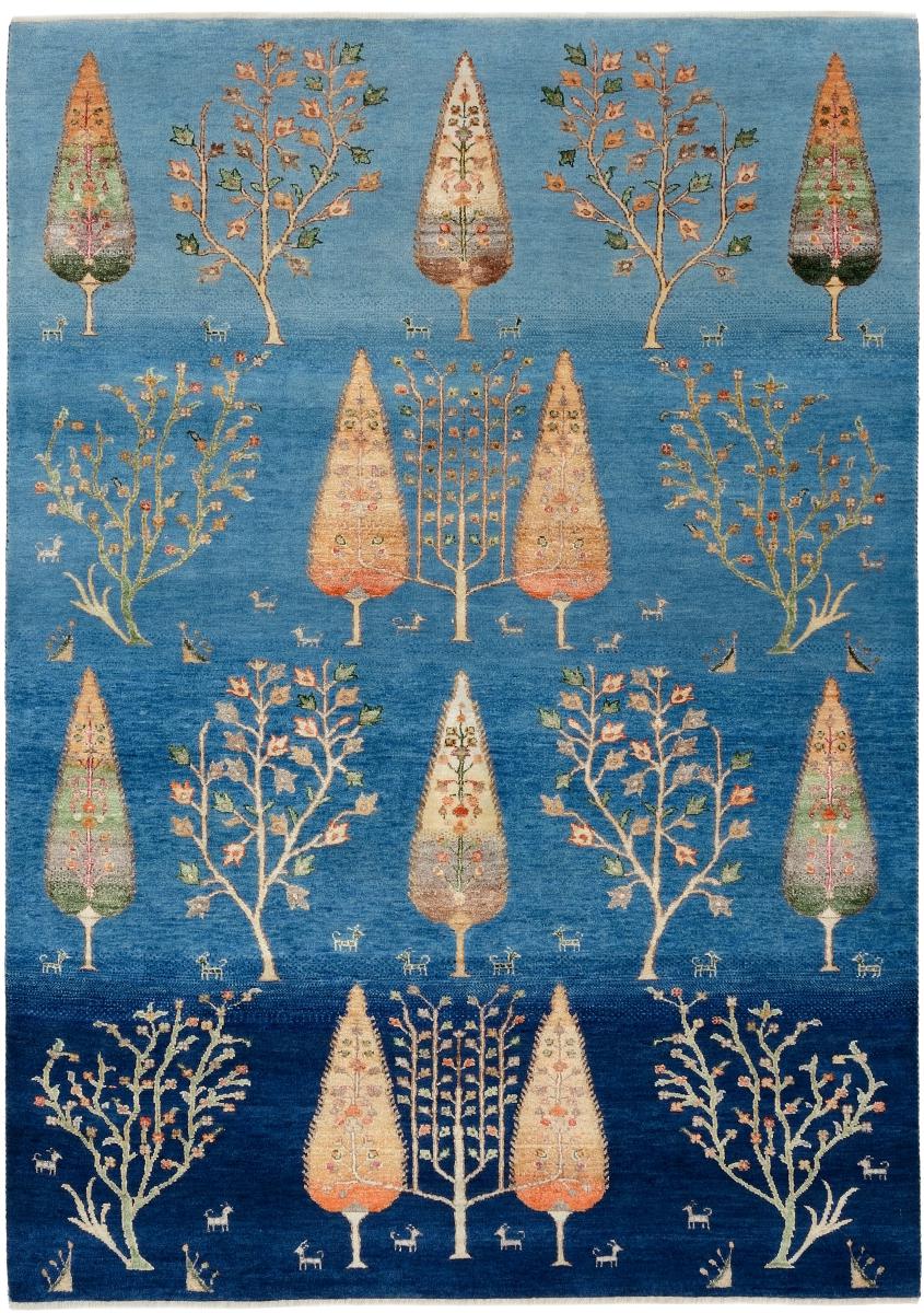 Indo rug Gabbeh Loribaft Design 206x148 206x148, Persian Rug Knotted by hand