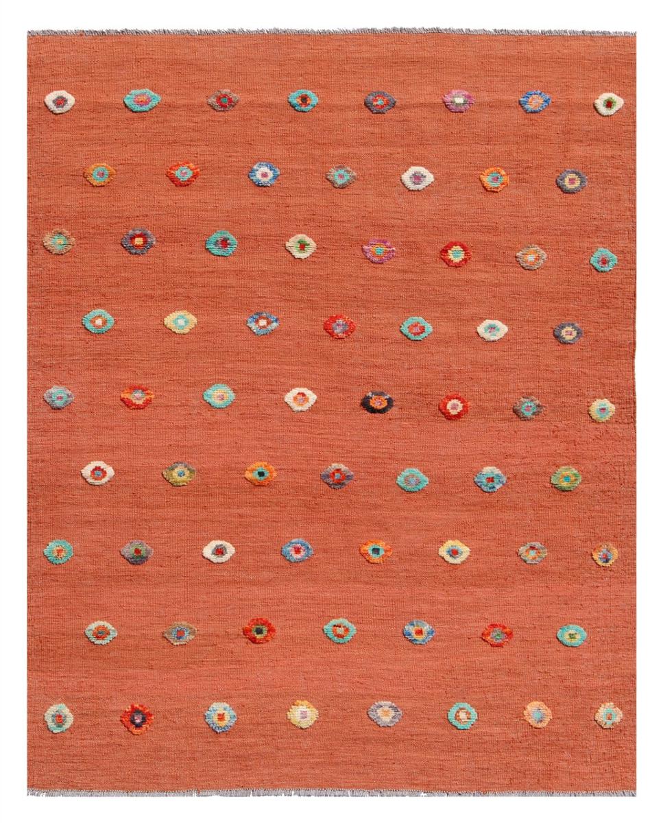 Alfombra afgana Kilim Afghan Nimbaft Edition 193x148 193x148, Alfombra persa Tejido a mano