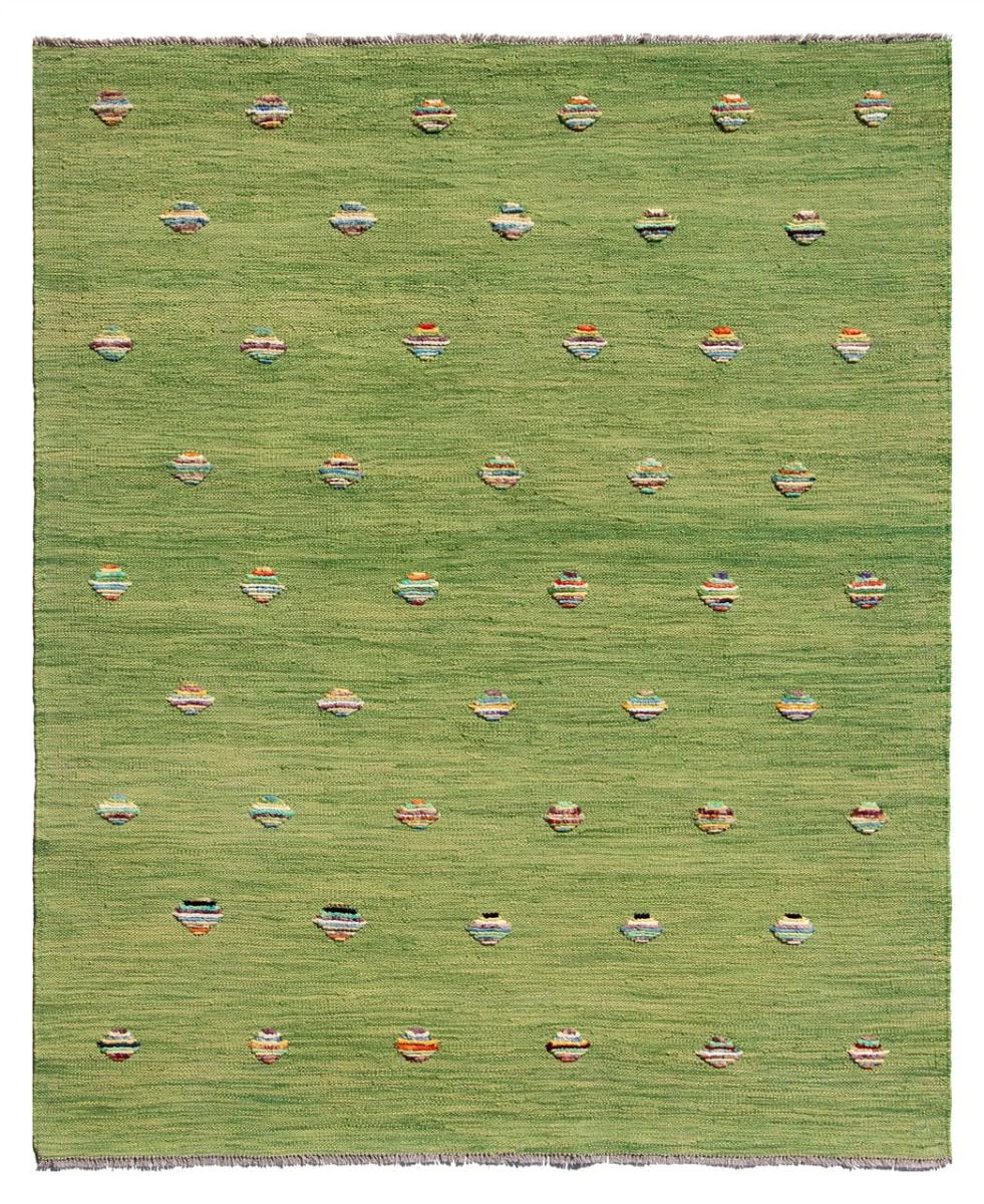 Alfombra afgana Kilim Afghan Nimbaft Edition 201x146 201x146, Alfombra persa Tejido a mano