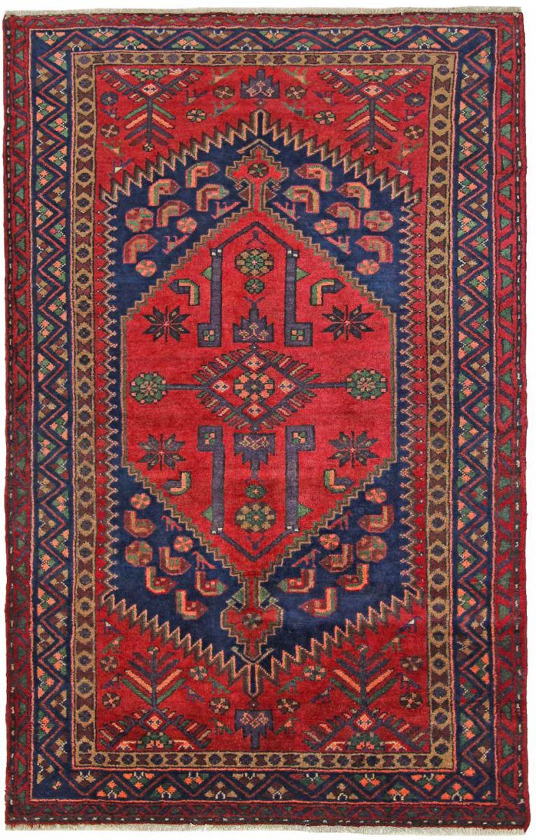 Persian Rug Hamadan 202x127 202x127, Persian Rug Knotted by hand