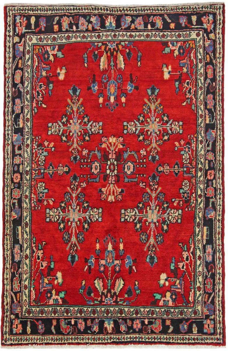 Persian Rug Hamadan 207x133 207x133, Persian Rug Knotted by hand