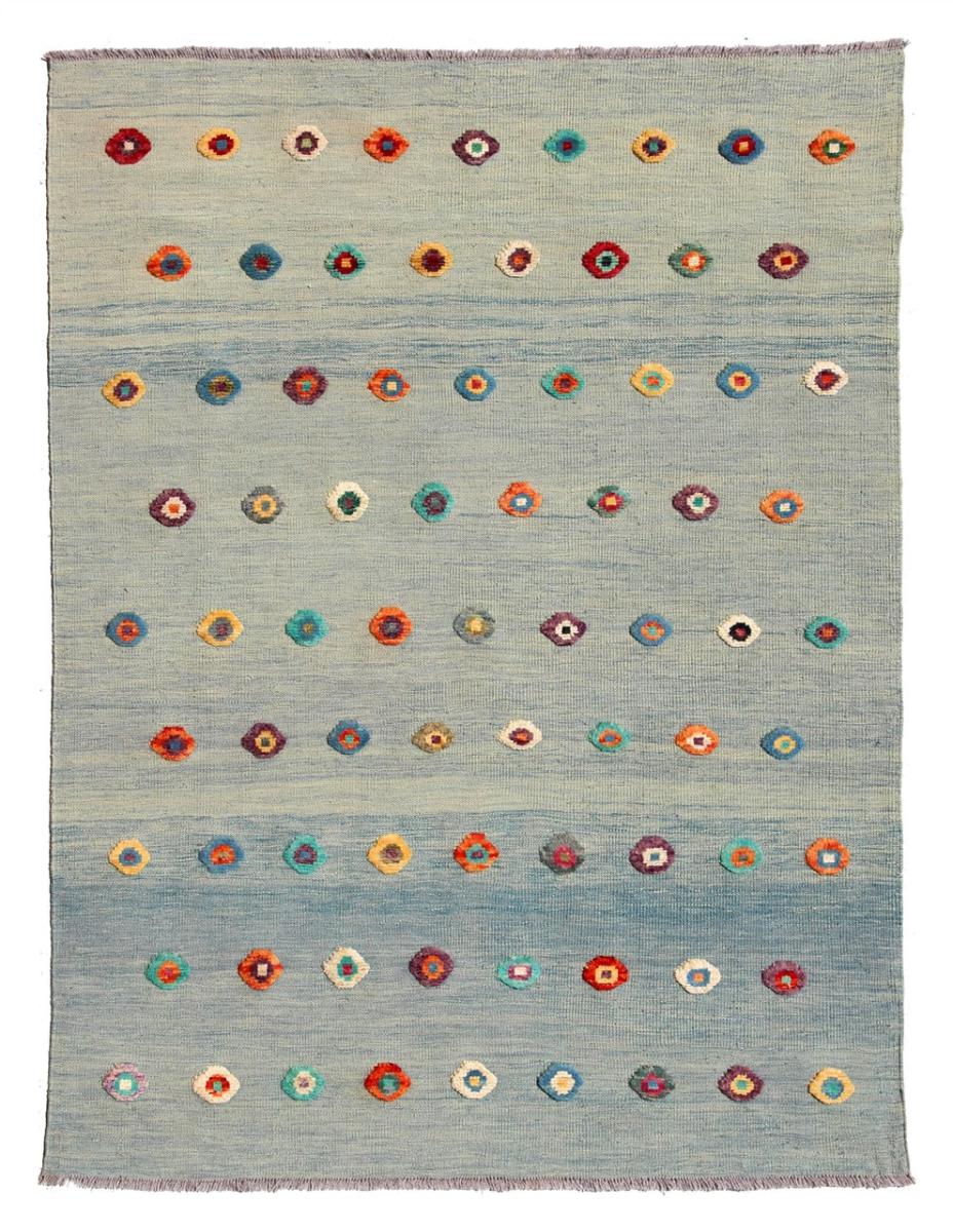 Alfombra afgana Kilim Afghan Nimbaft Edition 194x146 194x146, Alfombra persa Tejido a mano