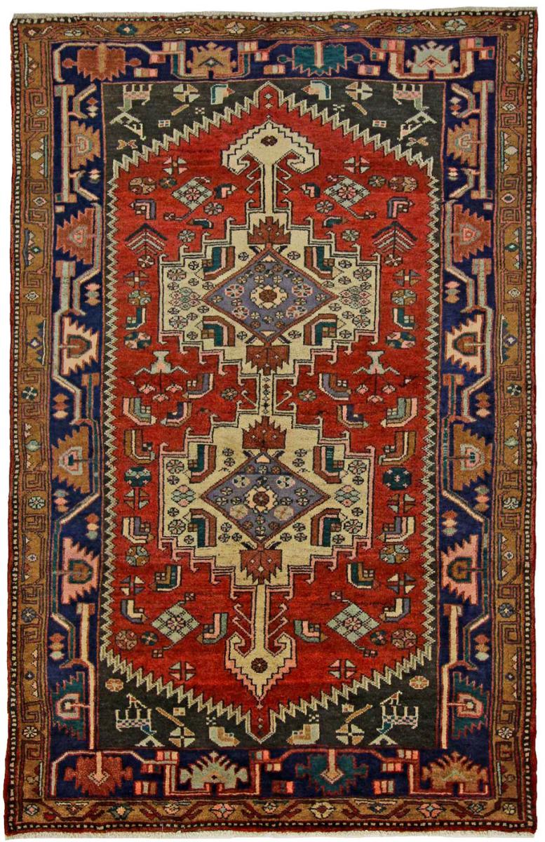 Persialainen matto Hamadan 215x135 215x135, Persialainen matto Solmittu käsin