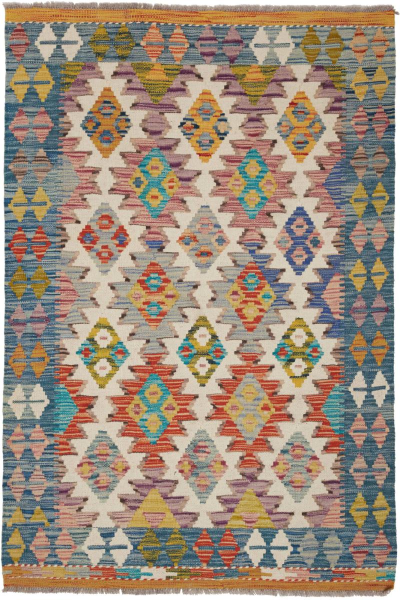 Tapete afegão Kilim Afegão 158x104 158x104, Tapete persa Tecido à mão