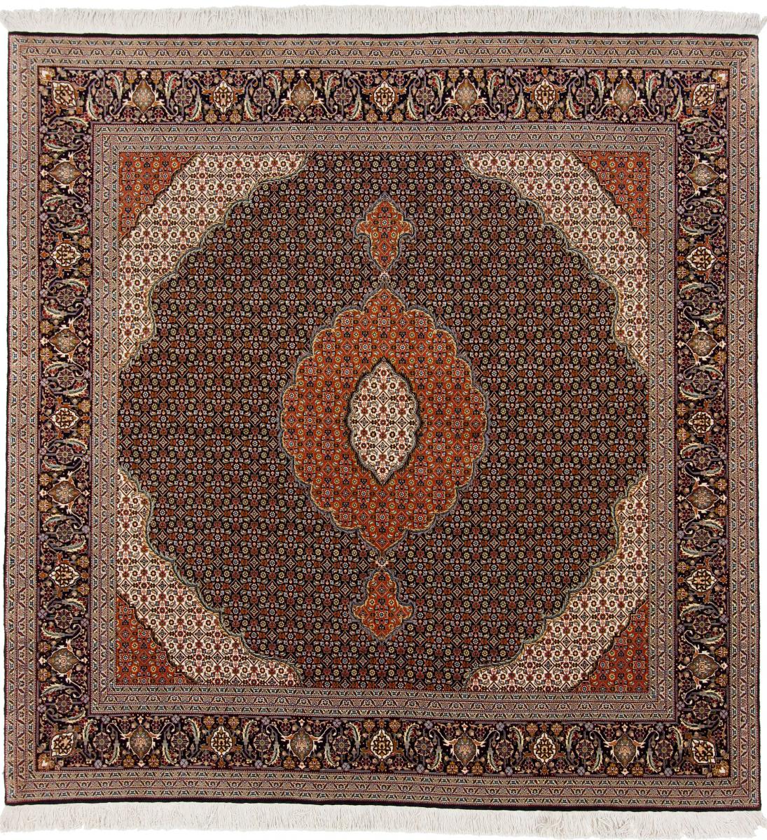 Tappeto persiano Tabriz 50Raj 207x204 207x204, Tappeto persiano Annodato a mano