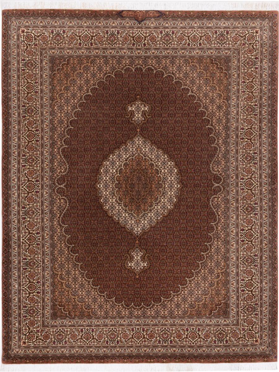 Tappeto persiano Tabriz 50Raj 196x151 196x151, Tappeto persiano Annodato a mano