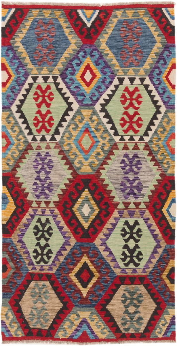 Afgán szőnyeg Kilim Afgán 202x103 202x103, Perzsa szőnyeg szőttesek