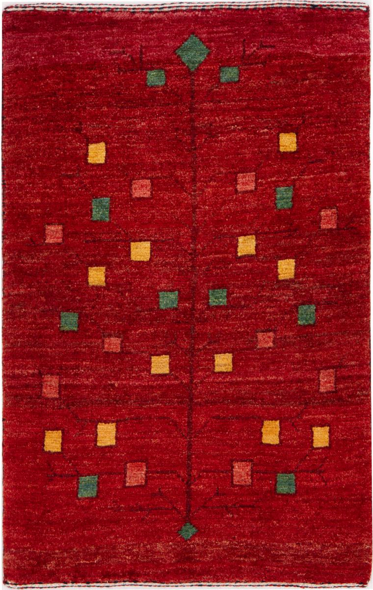 Persian Rug Persian Gabbeh Nomad 89x56 89x56, Persian Rug Knotted by hand