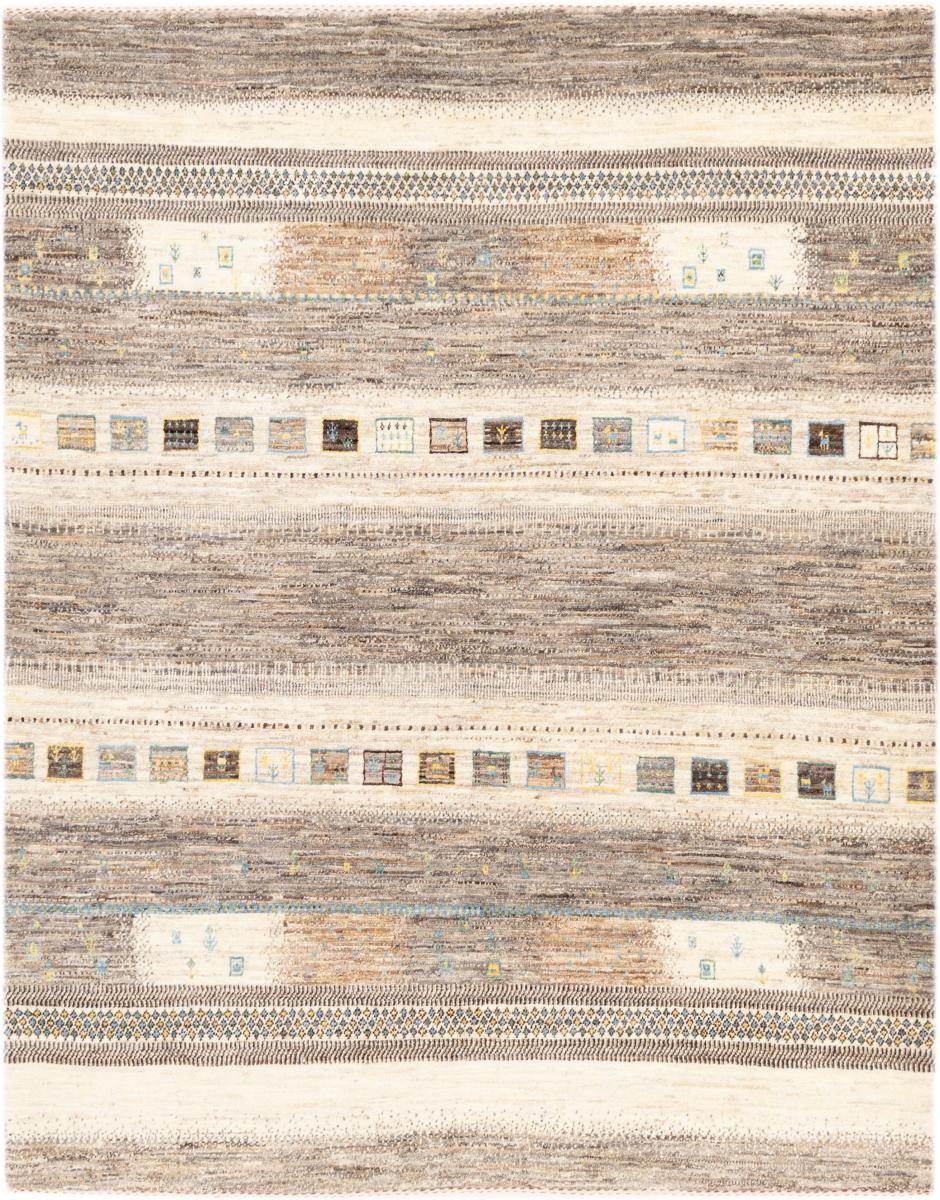Tapis persan Persan Gabbeh Loribaft Tabiilbaft 190x150 190x150, Tapis persan Noué à la main