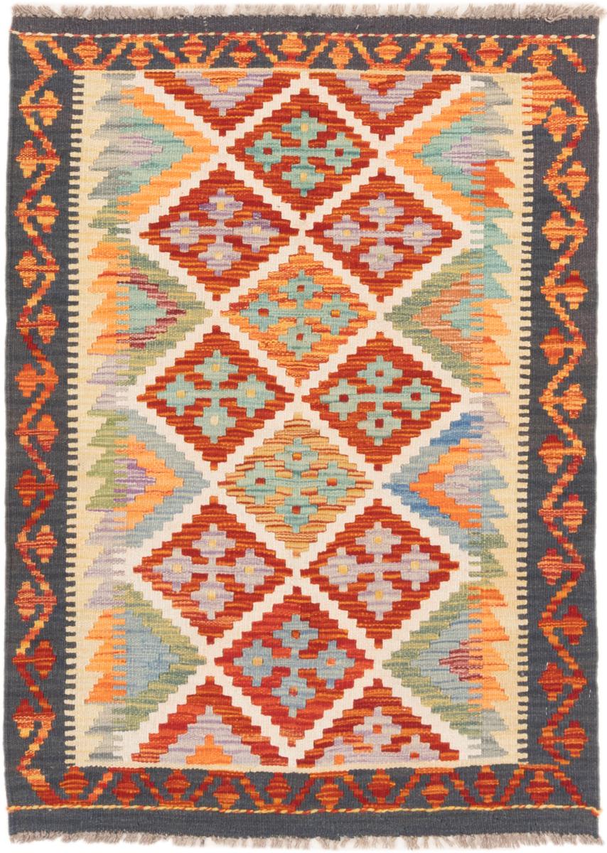 Tapete afegão Kilim Afegão 129x85 129x85, Tapete persa Tecido à mão