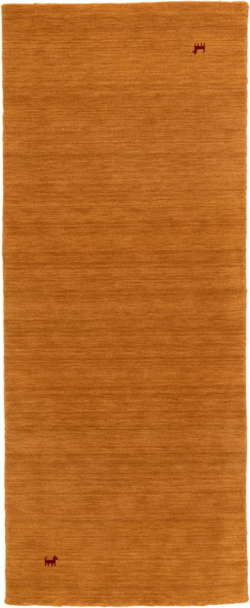 Indo rug Loom Gabbeh Orange 251x79 251x79, Persian Rug Loom knotted