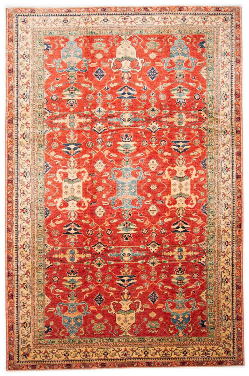 Pakistani rug Kazak Royal 10'5"x6'11" 10'5"x6'11", Persian rug Hand-knotted