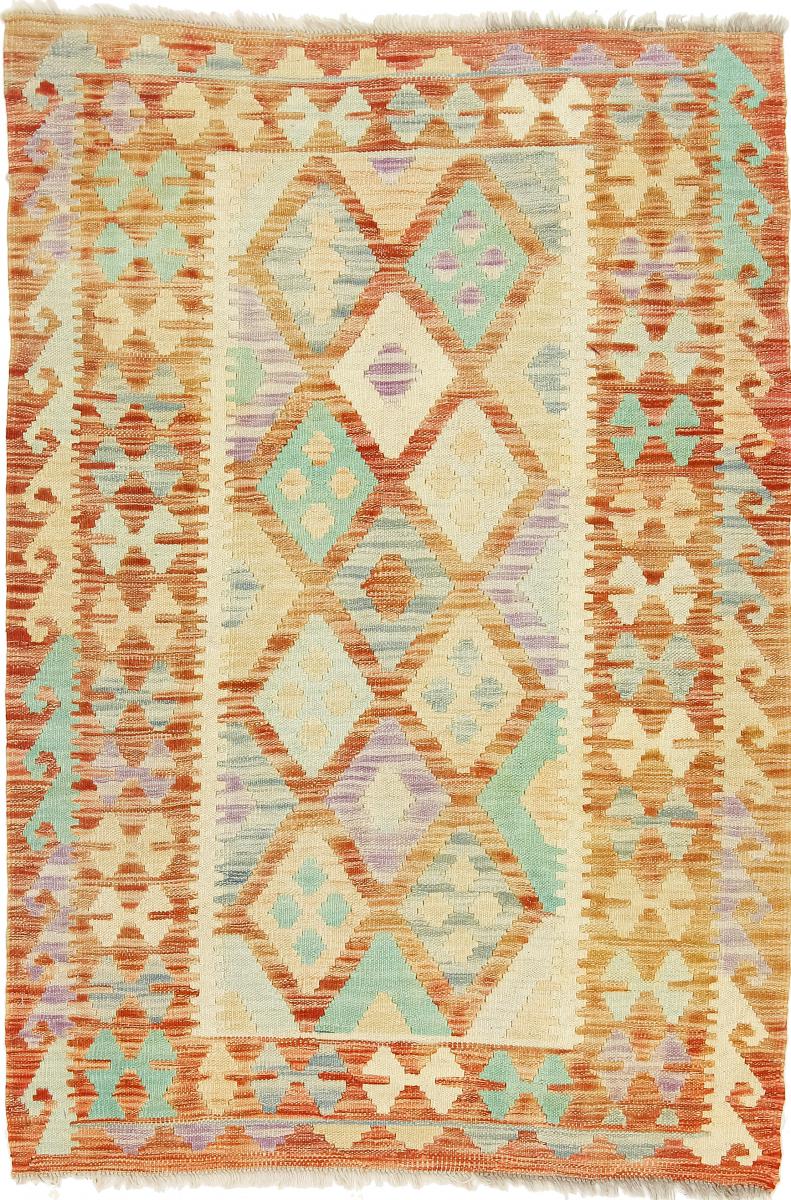 Tapete afegão Kilim Afegão Heritage 142x100 142x100, Tapete persa Tecido à mão