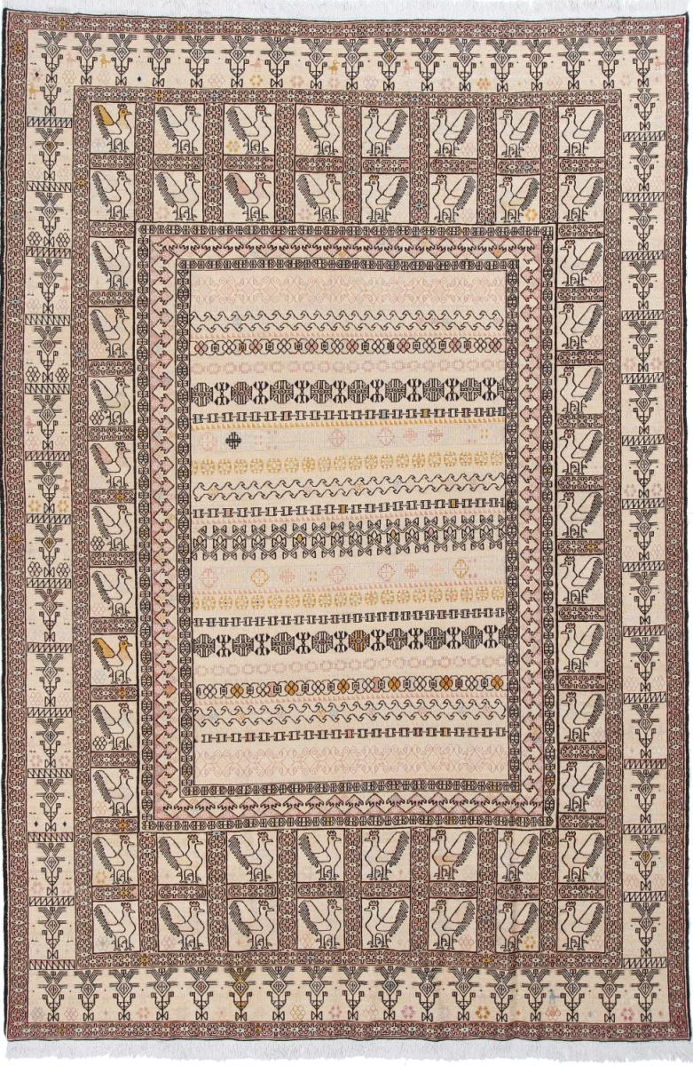 Persisk tæppe Kelim Ardebil Silke 294x189 294x189, Persisk tæppe Knyttet i hånden