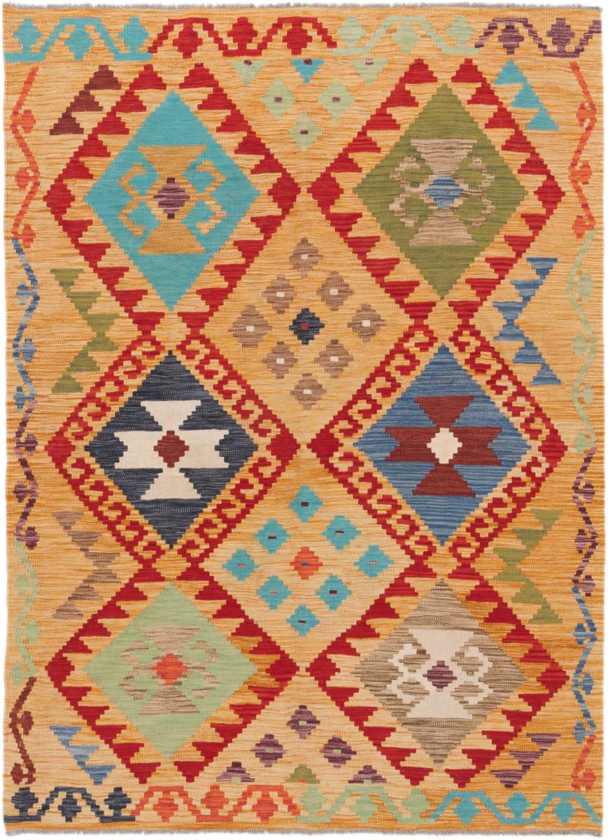 Tapete afegão Kilim Afegão 197x146 197x146, Tapete persa Tecido à mão