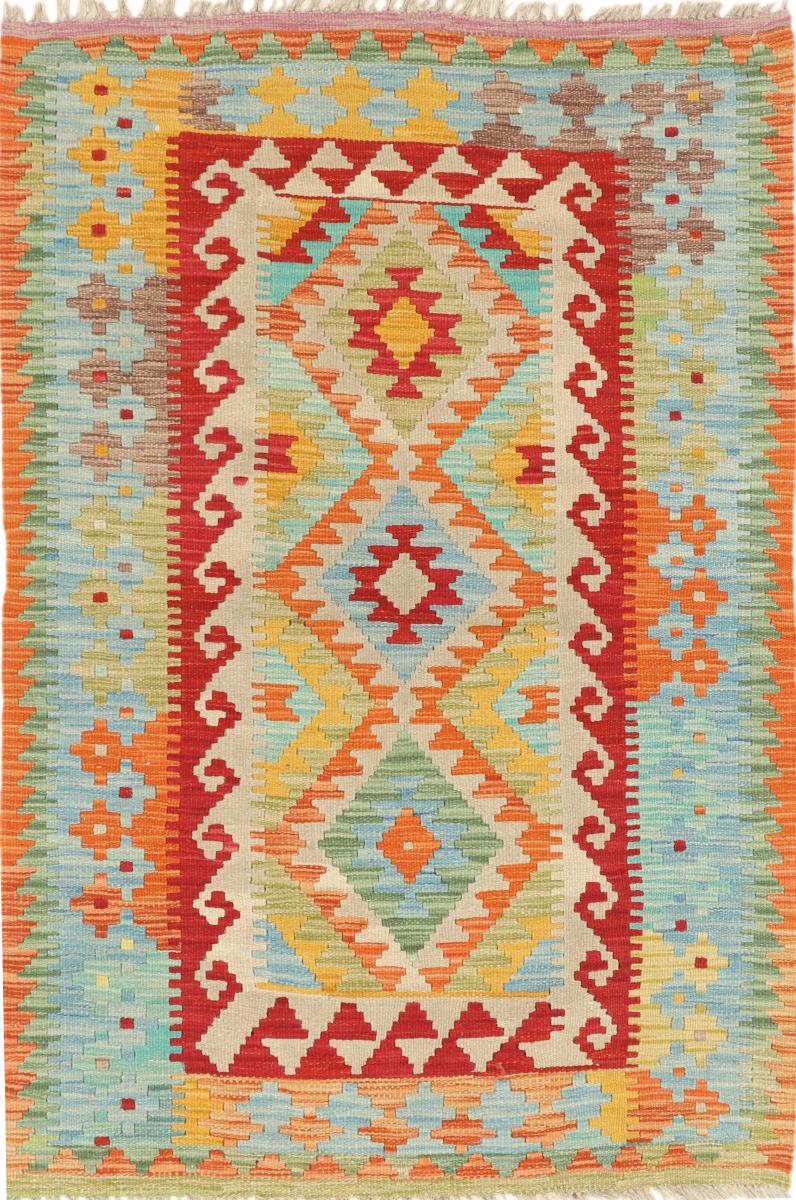 Tapete afegão Kilim Afegão Heritage 146x100 146x100, Tapete persa Tecido à mão