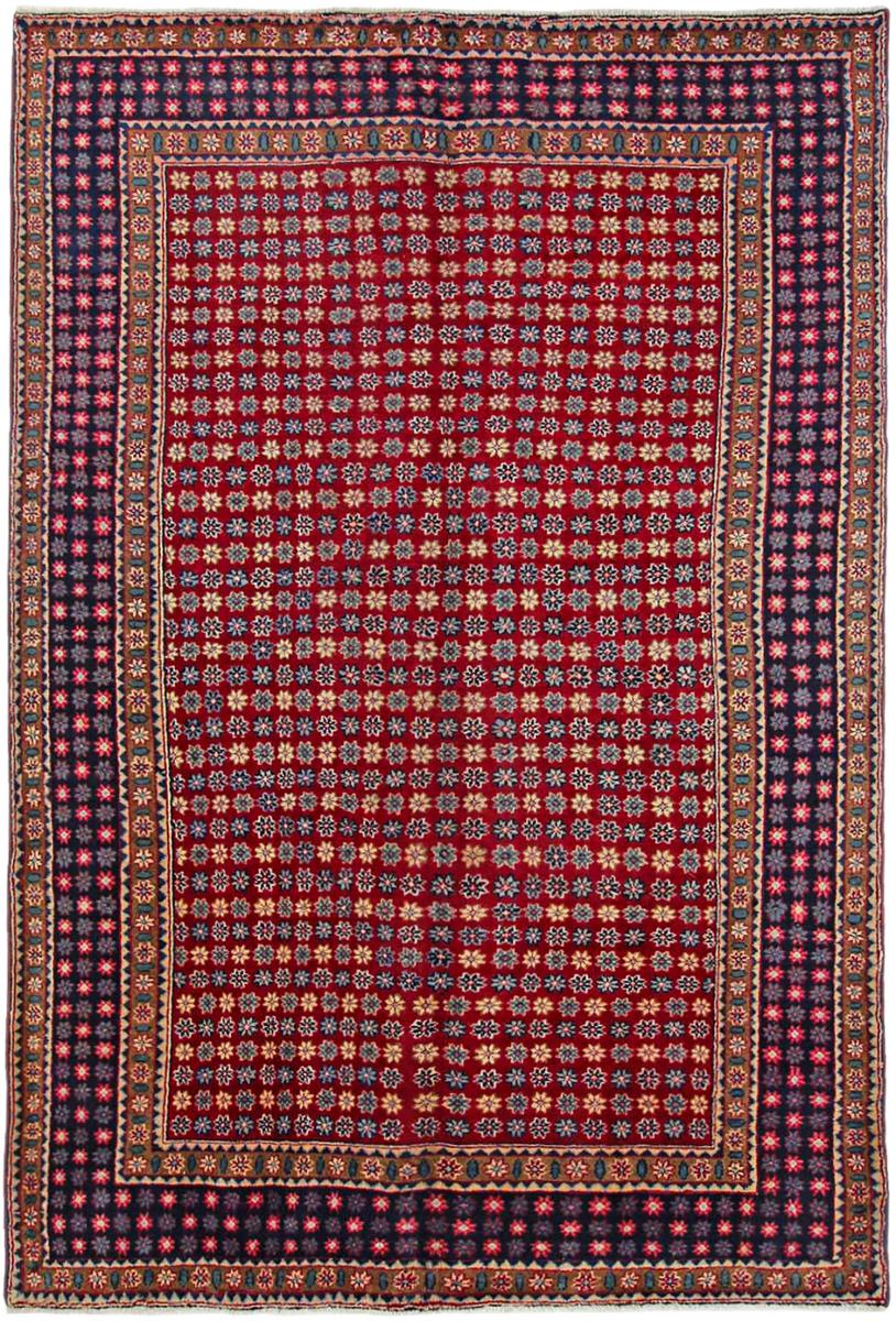 Persisk tæppe Mashhad 291x194 291x194, Persisk tæppe Knyttet i hånden