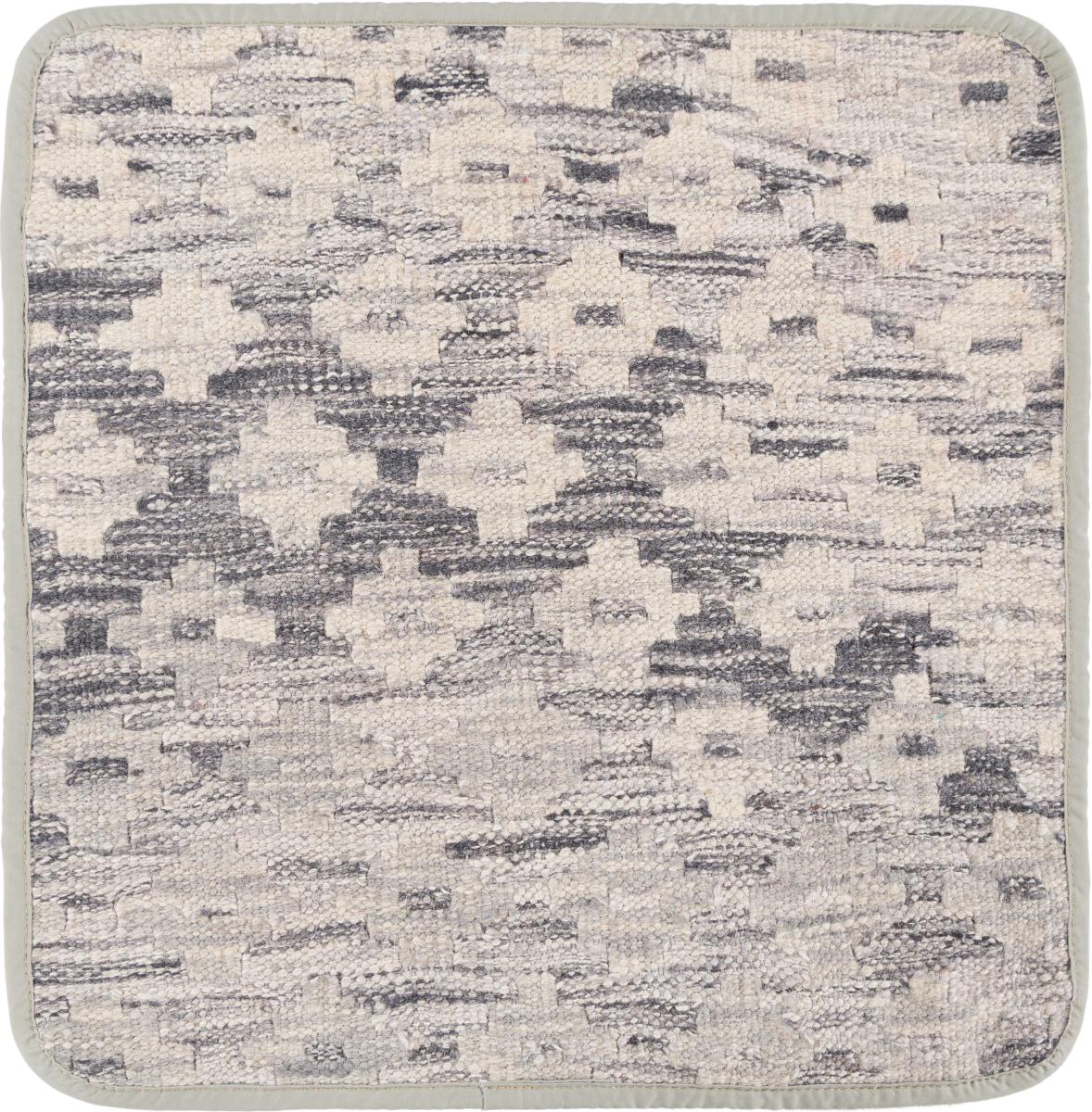 Afghan rug Kilim Afghan Cushion Cover 45x45 45x45, Persian Rug Knotted by hand