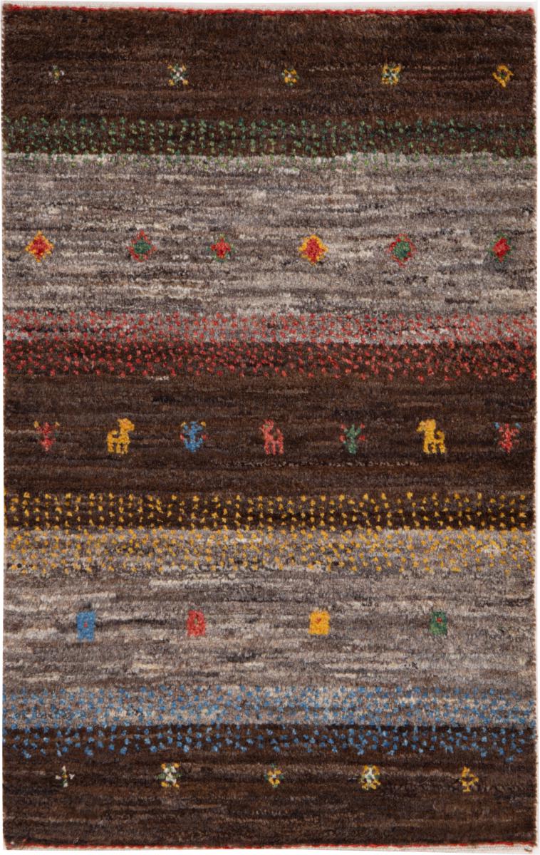 Tapis persan Persan Gabbeh Nomad 86x53 86x53, Tapis persan Noué à la main