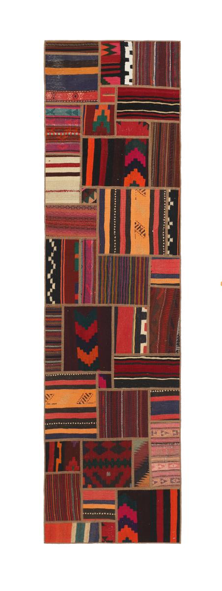 Persian Rug Kilim Patchwork 301x79 301x79, Persian Rug Woven by hand