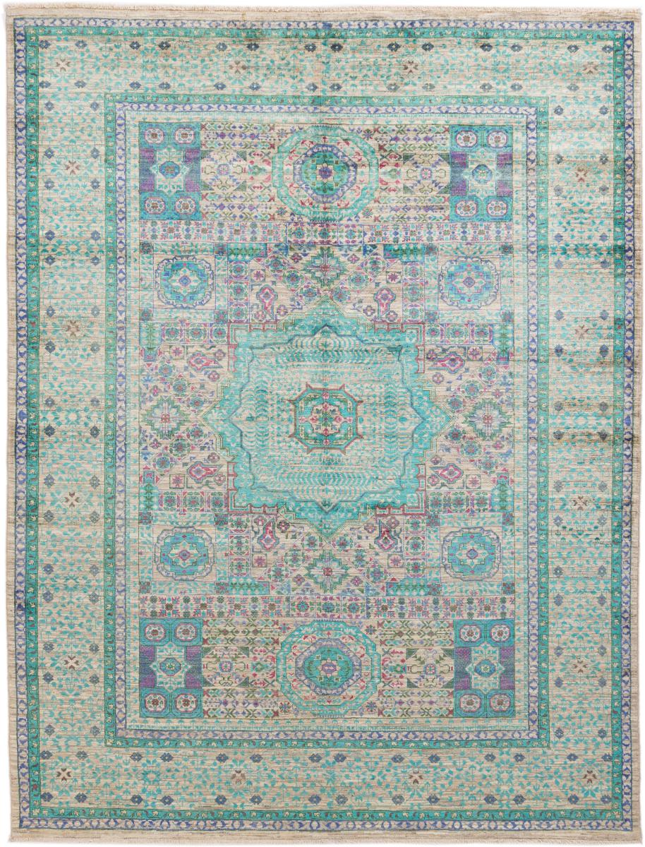 Tapis afghan Mamluk 233x179 233x179, Tapis persan Noué à la main