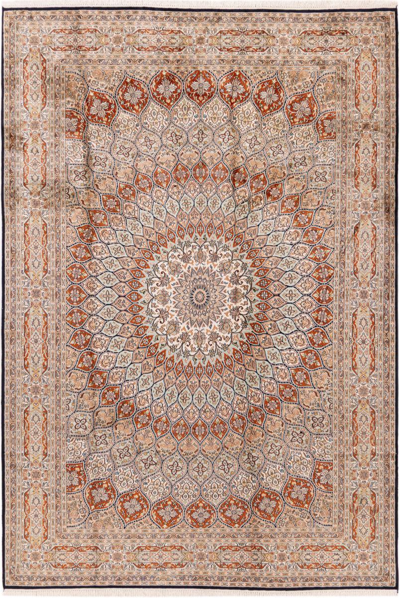 Intialainen matto Kashmir Silkki 274x189 274x189, Persialainen matto Solmittu käsin