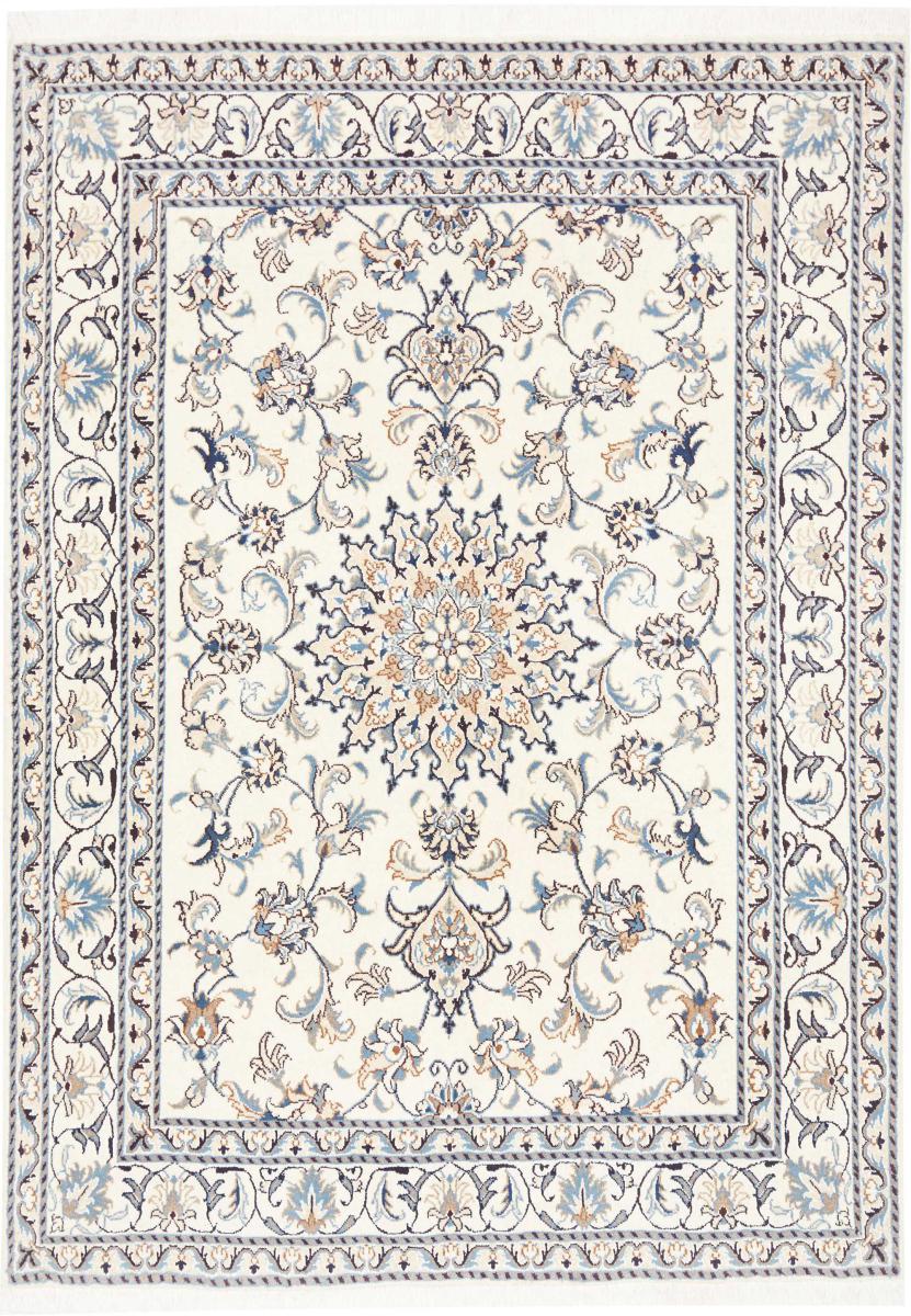 Alfombra persa Nain 204x147 204x147, Alfombra persa Anudado a mano