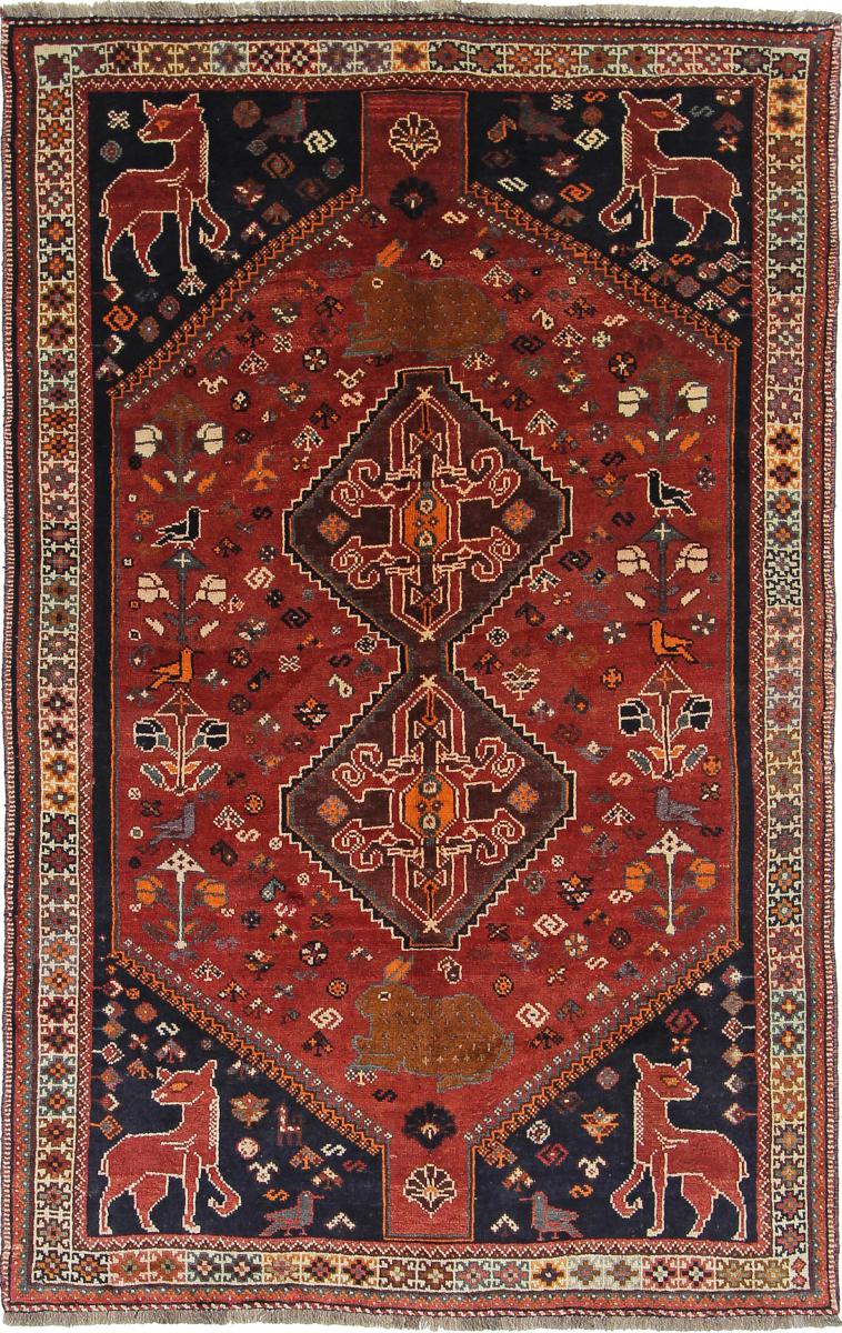 Persisk tæppe Ghashghai 252x160 252x160, Persisk tæppe Knyttet i hånden