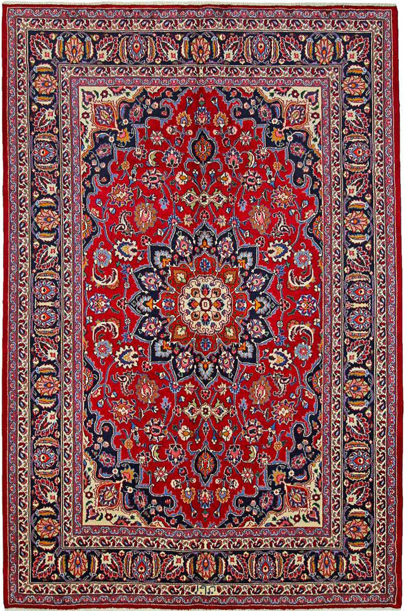 Persisk tæppe Mashhad 293x197 293x197, Persisk tæppe Knyttet i hånden