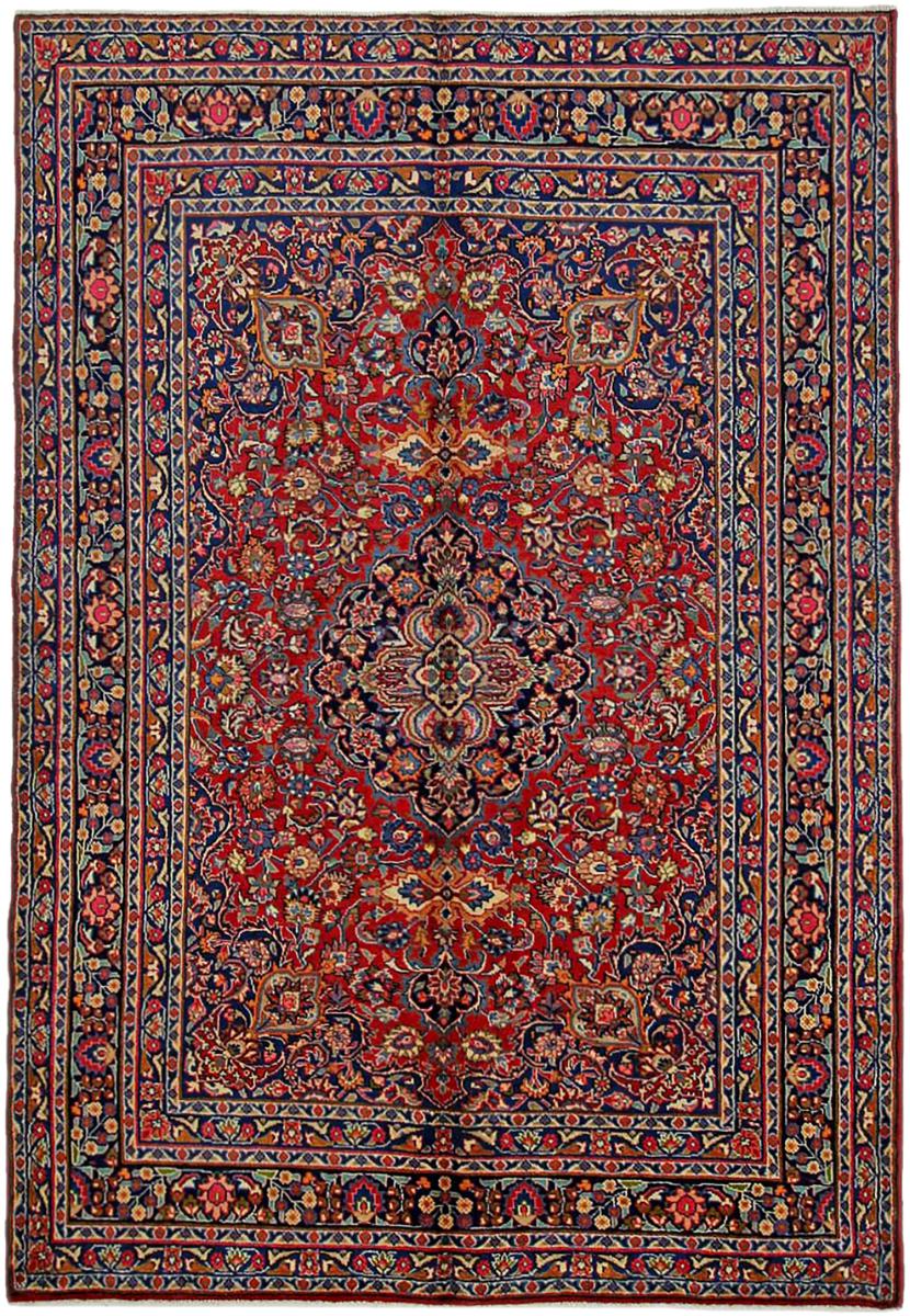 Persisk tæppe Mashhad 289x199 289x199, Persisk tæppe Knyttet i hånden