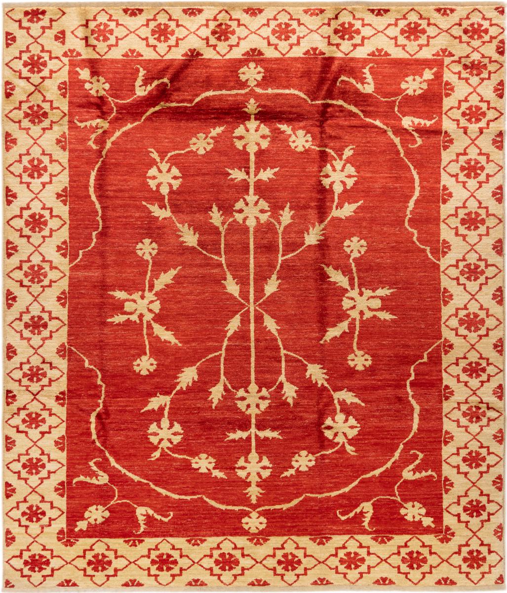 Afghaans tapijt Ziegler Gabbeh 225x191 225x191, Perzisch tapijt Handgeknoopte