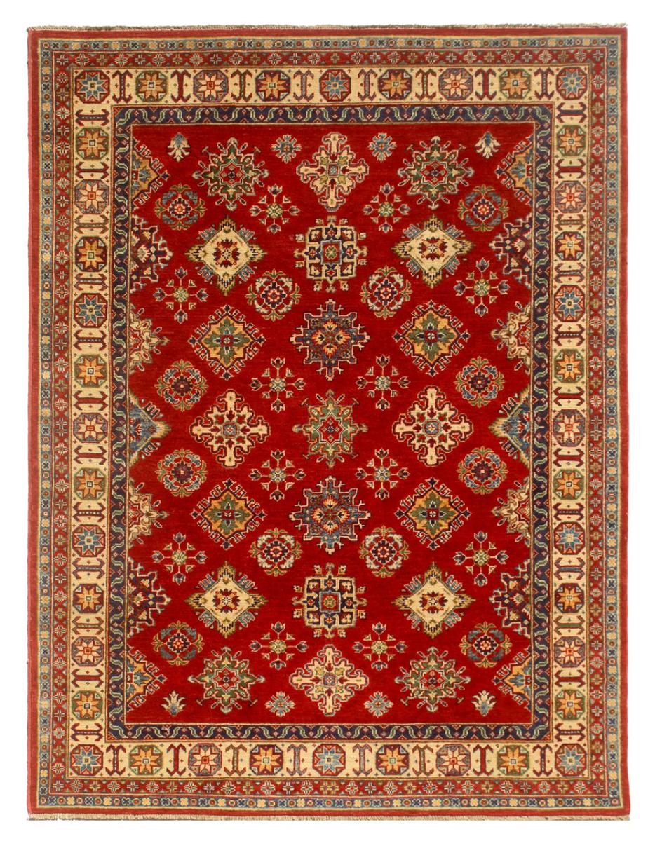 Afghan rug Kazak Ghazni 233x165 233x165, Persian Rug Knotted by hand