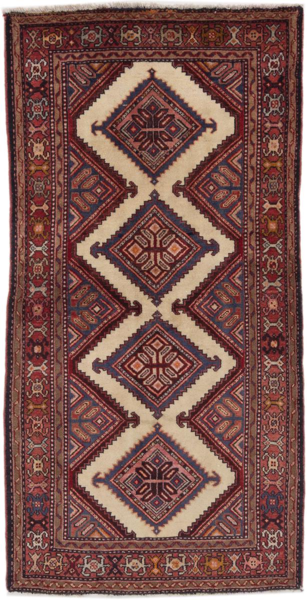 Persian Rug Hamadan 231x121 231x121, Persian Rug Knotted by hand