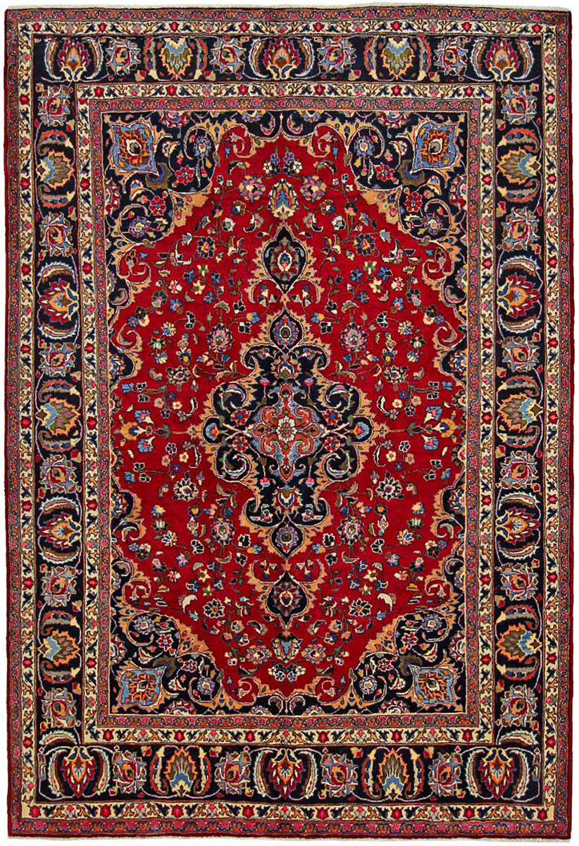 Persisk tæppe Mashhad 286x194 286x194, Persisk tæppe Knyttet i hånden