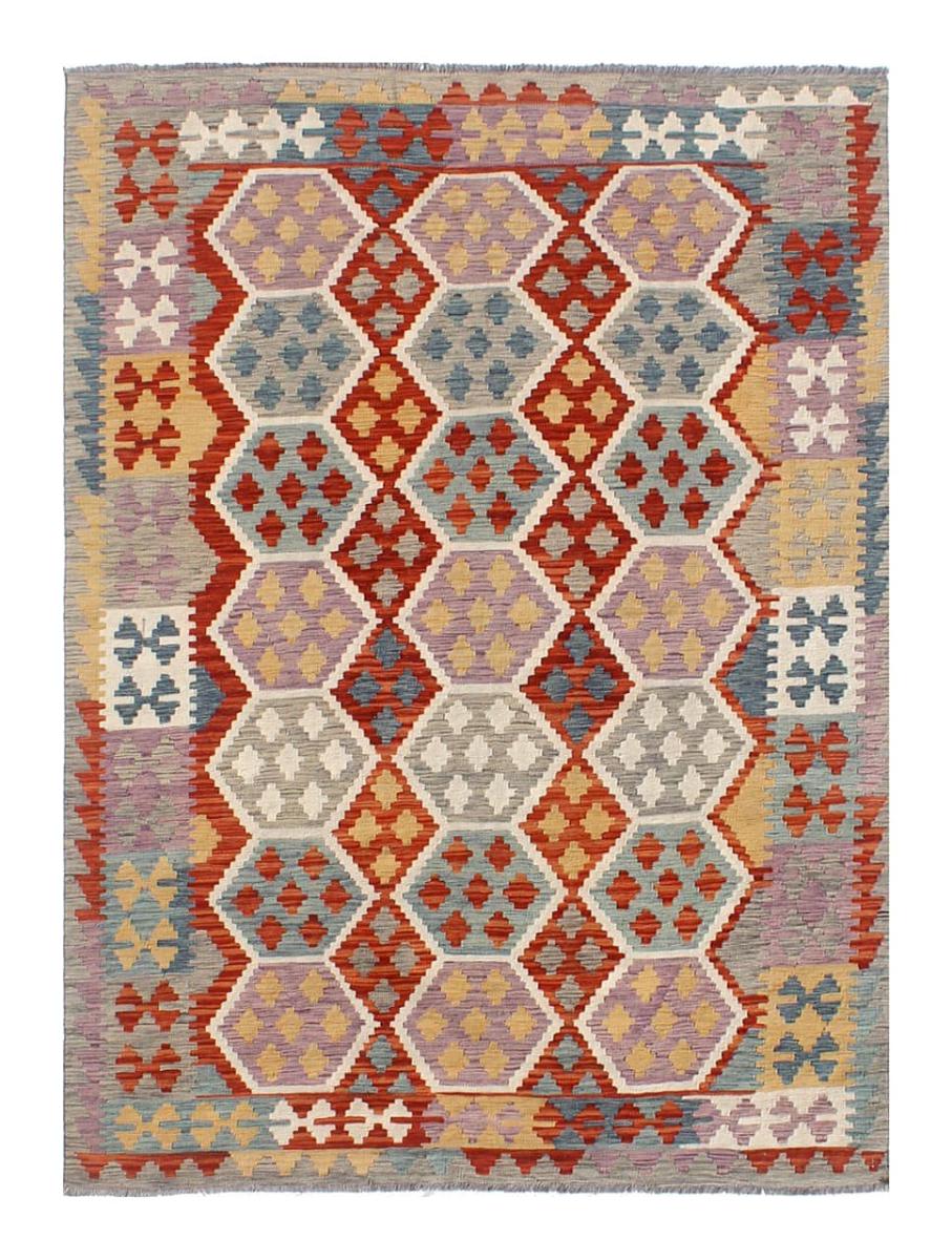 Afghan rug Kilim Afghan 8'1"x5'9" 8'1"x5'9", Persian Rug Woven by hand