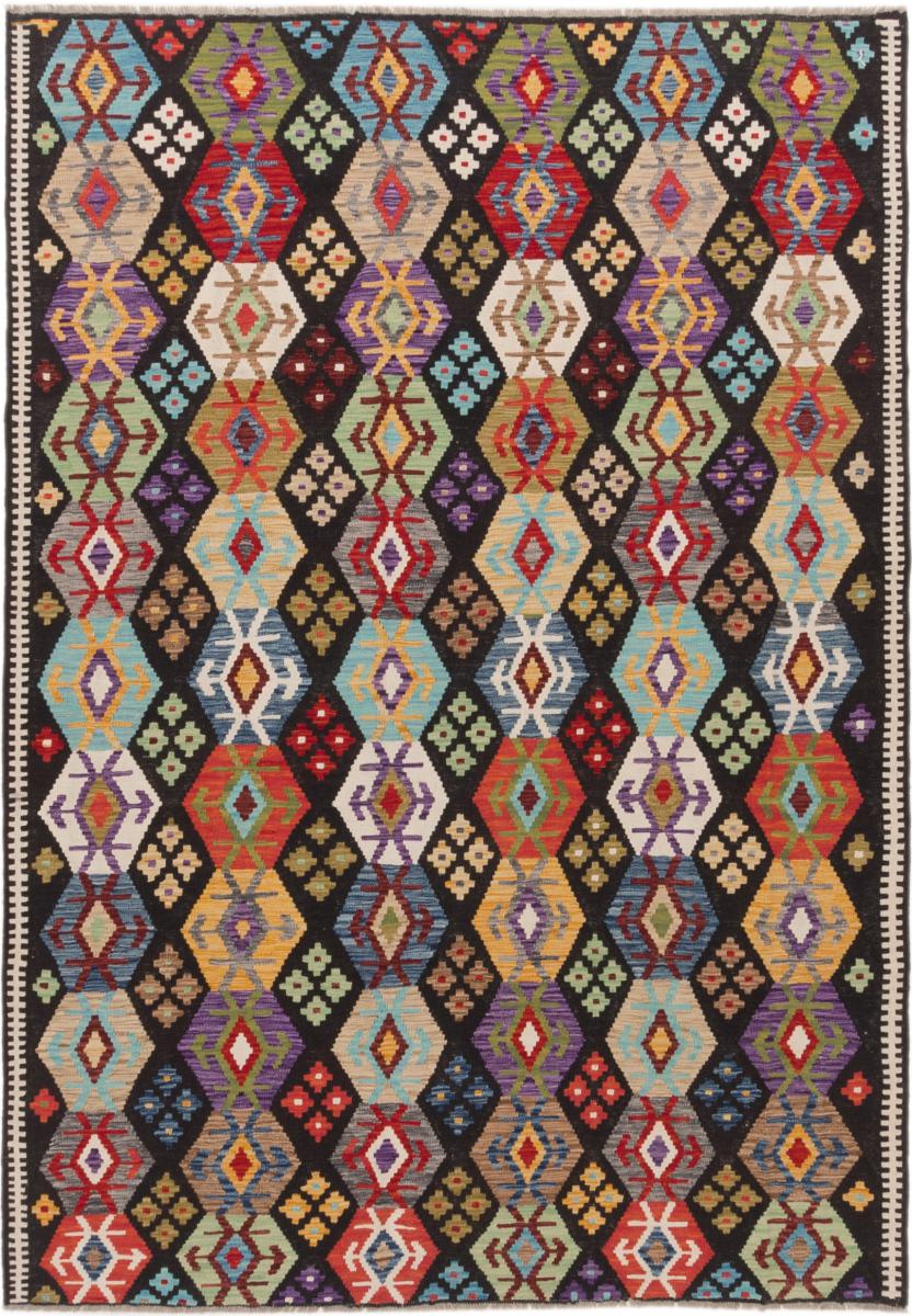 Tapete afegão Kilim Afegão 296x207 296x207, Tapete persa Tecido à mão