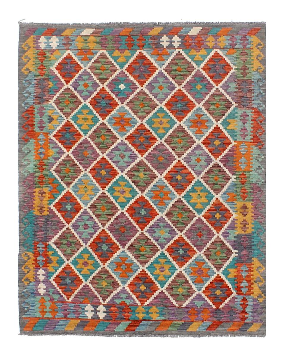 Afghan rug Kilim Afghan 7'7"x5'9" 7'7"x5'9", Persian Rug Woven by hand