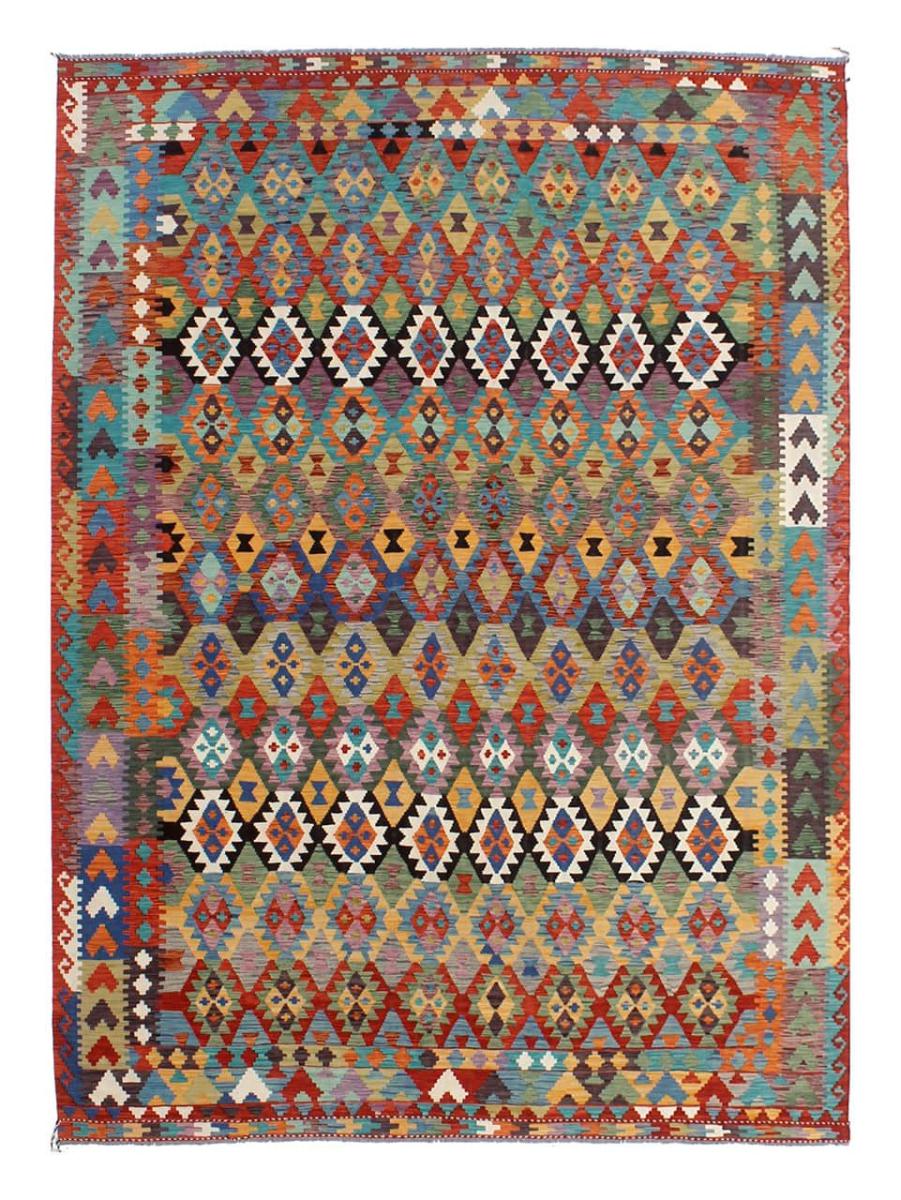 Tapis afghan Kilim Afghan 387x299 387x299, Tapis persan Tissé à la main