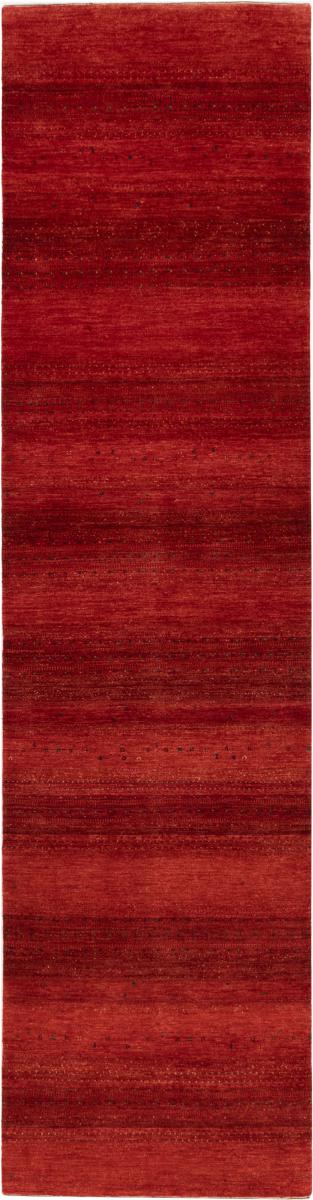 Tapis persan Persan Gabbeh Loribaft Atash 379x99 379x99, Tapis persan Noué à la main