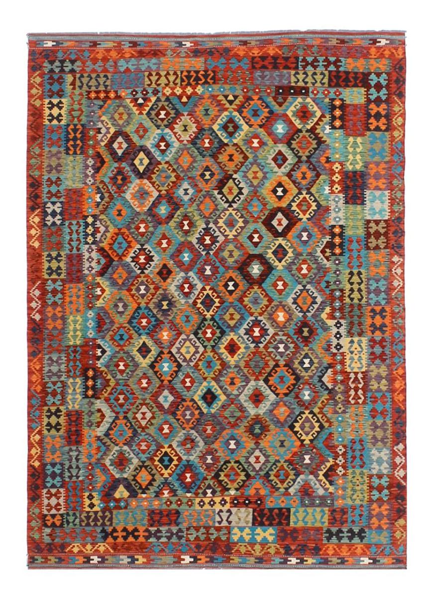 Dywan afgański Kilim Afghan 345x251 345x251, Dywan perski Ręcznie tkane
