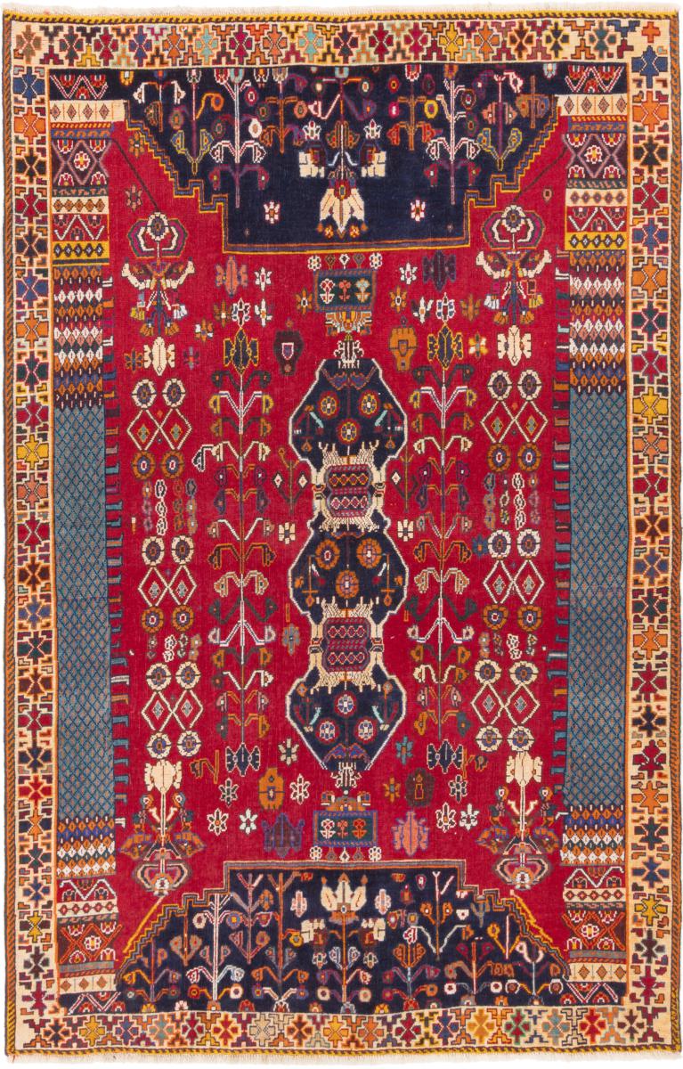 Persian Rug Ghashghai 211x135 211x135, Persian Rug Knotted by hand