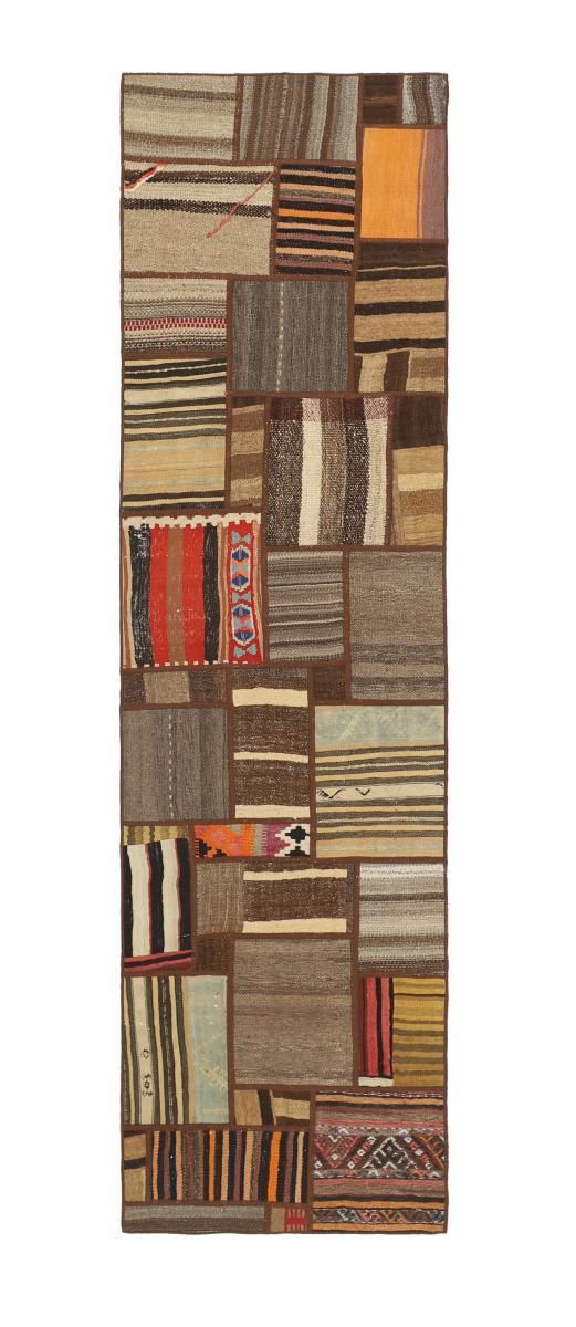Περσικό χαλί Κιλίμ Patchwork 301x79 301x79, Περσικό χαλί Χειροποίητη ύφανση