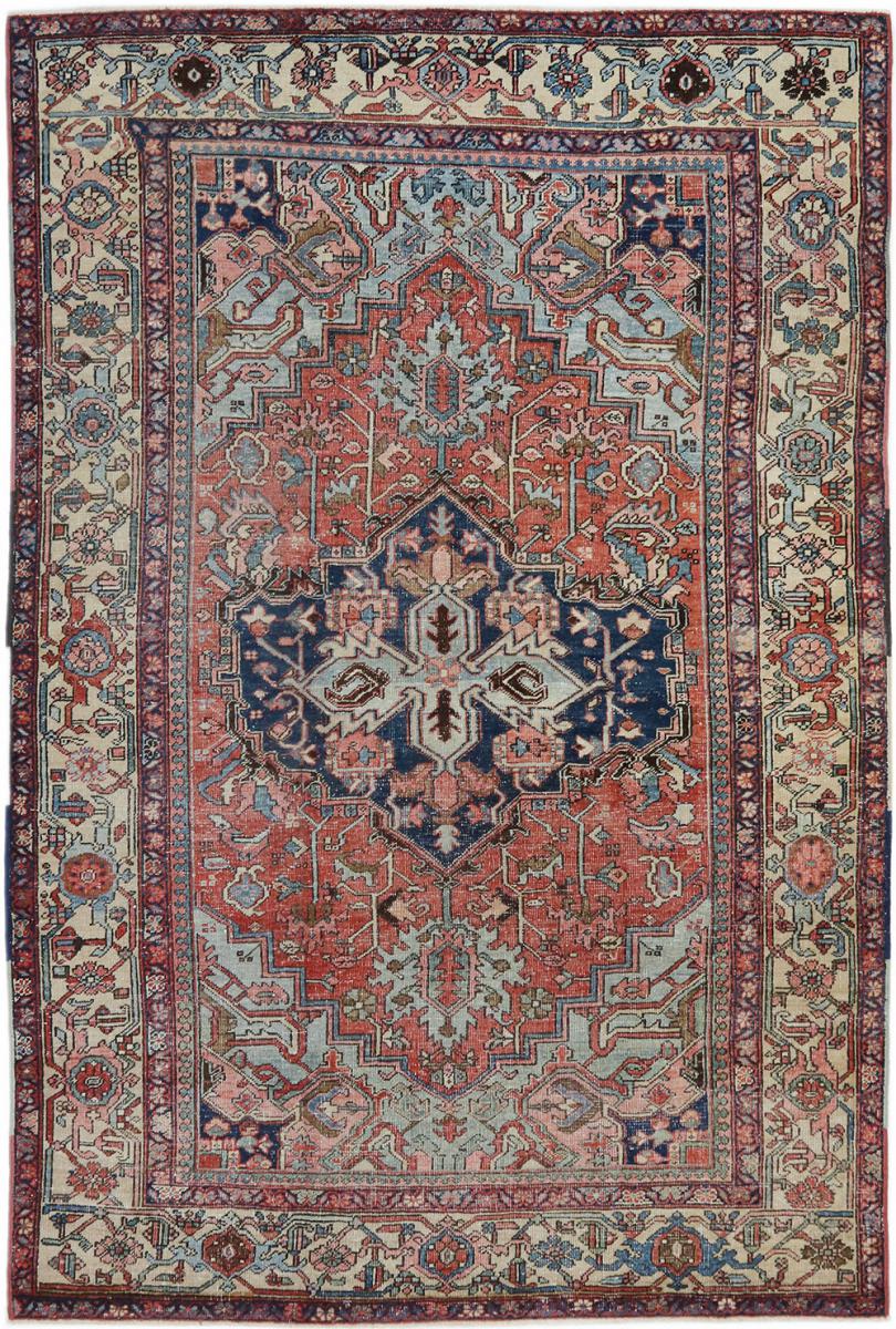Persian Rug Heriz Serapi Antique 294x199 294x199, Persian Rug Knotted by hand