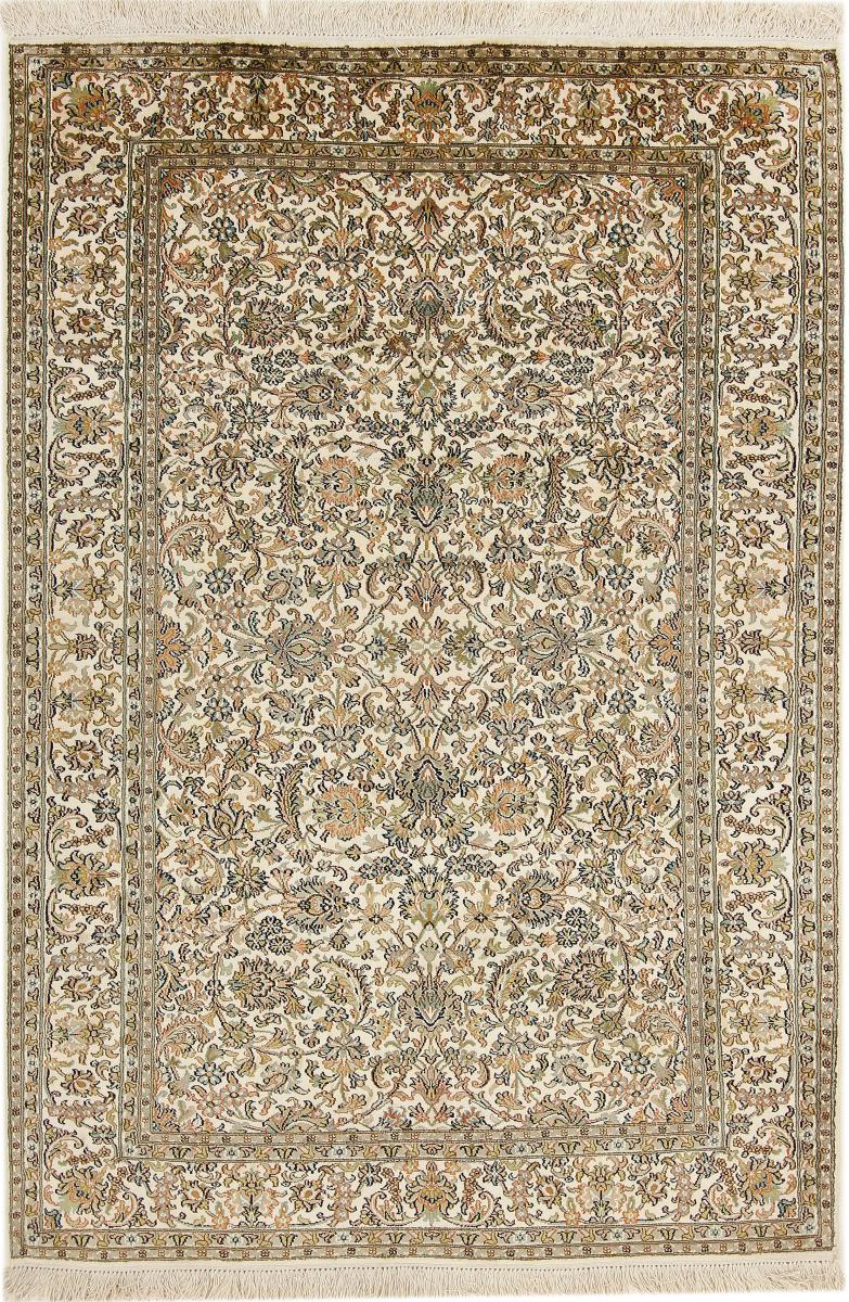 Tapete indiano Kashmir Seda 181x125 181x125, Tapete persa Atado à mão