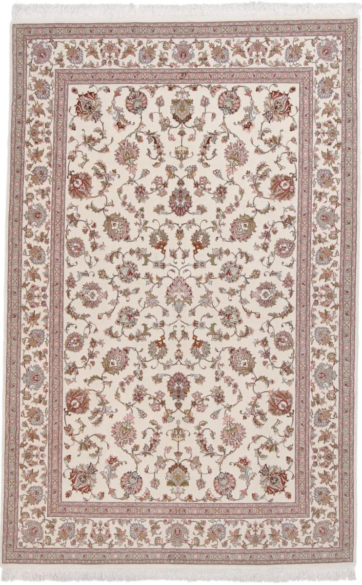 Dywan perski Tabriz 60Raj Jedwabna Osnowa 257x168 257x168, Dywan perski Ręcznie tkane