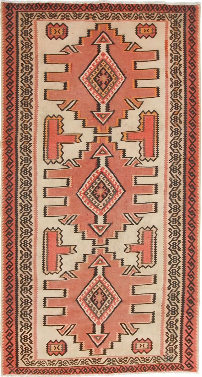 Tapete persa Kilim Fars Azerbaijan Antigo 291x149 291x149, Tapete persa Tecido à mão