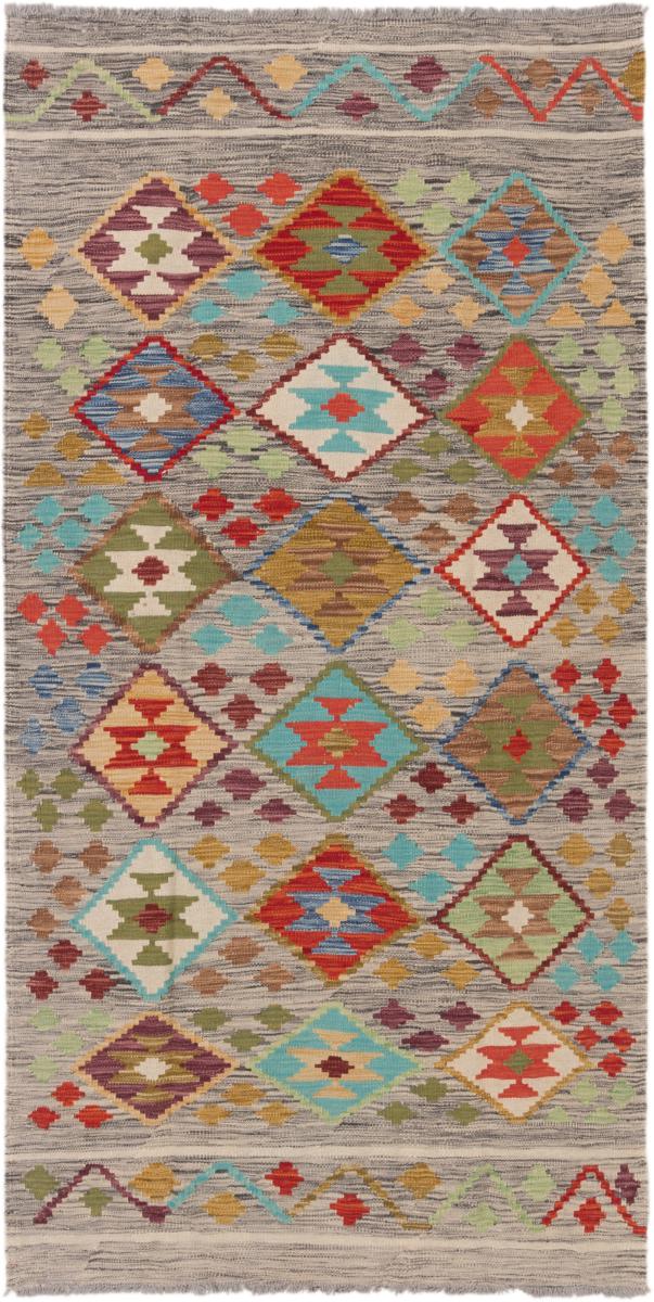 Afgán szőnyeg Kilim Afgán 205x103 205x103, Perzsa szőnyeg szőttesek