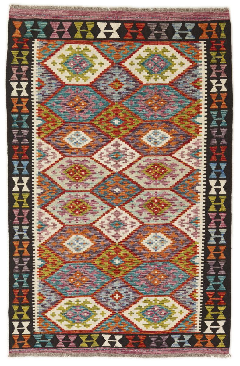 Afghansk tæppe Kelim Afghan 184x121 184x121, Persisk tæppe Håndvævet