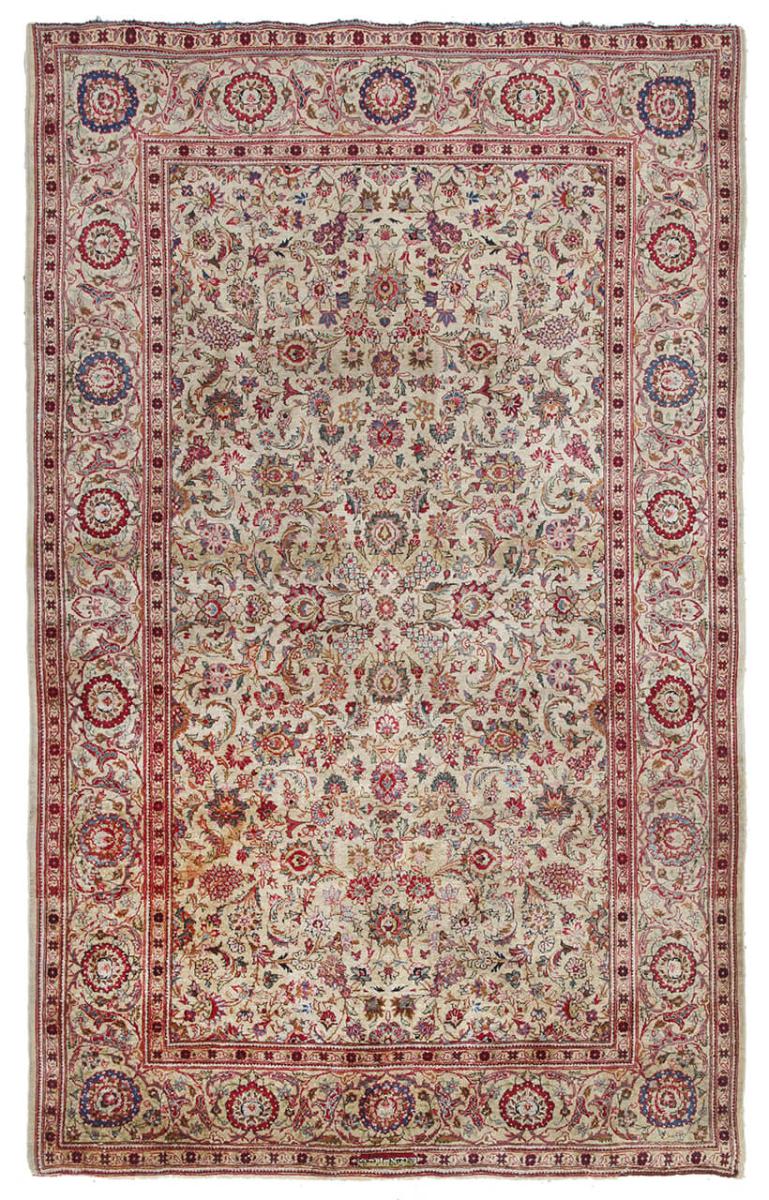 Persian Rug Keshan Silk Antique 209x126 209x126, Persian Rug Knotted by hand